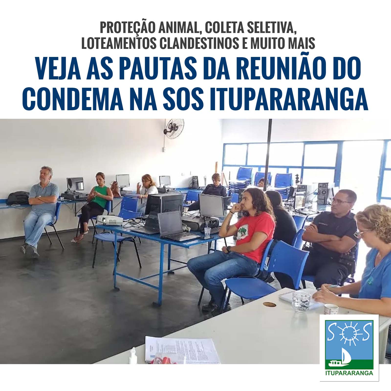 Reunião do Condema na SOS Itupararanga