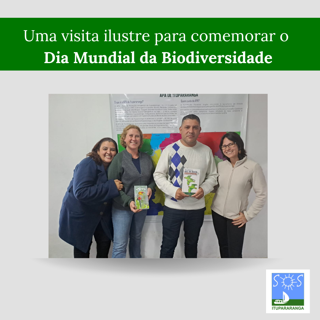 Uma visita ilustre para comemorar o Dia Mundial da Biodiversidade