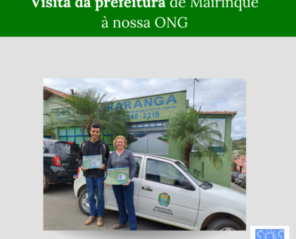 Visita da prefeitura de Mairinque à nossa ONG