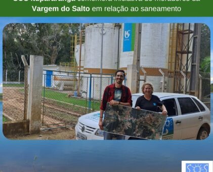 SOS Itupararanga comemora iniciativa de moradores da Vargem do Salto em relação ao saneamento