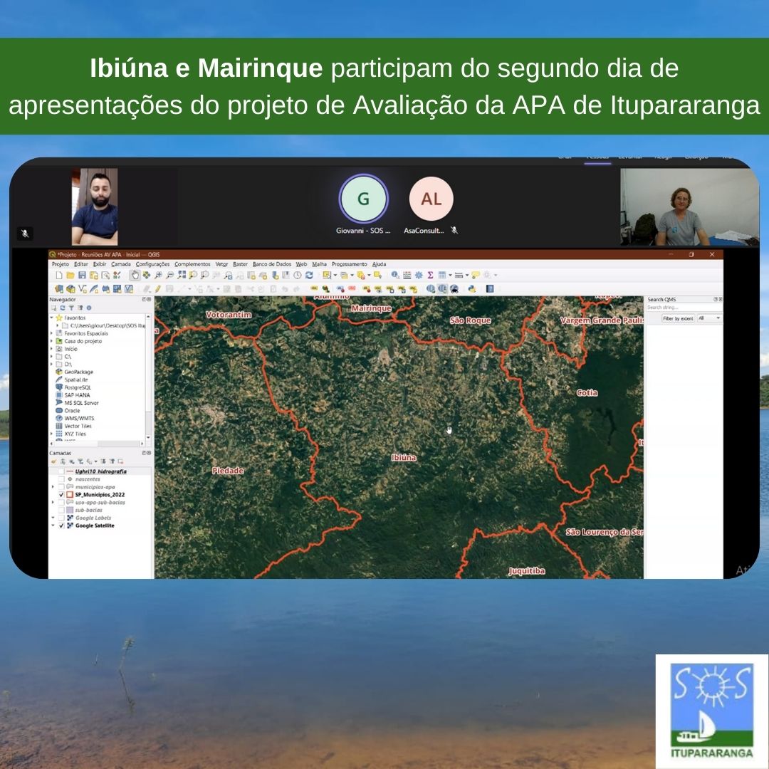 Ibiúna e Mairinque participam do segundo dia de apresentações do projeto de Avaliação da APA de Itupararanga