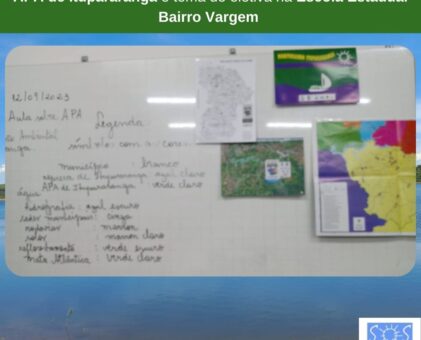 APA de Itupararanga é tema de eletiva na Escola Estadual Bairro Vargem