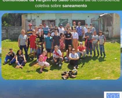 Comunidade da Vargem do Salto celebra dia da consciência coletiva sobre saneamento