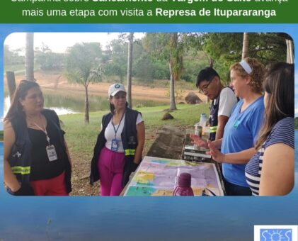 Campanha sobre Saneamento da Vargem do Salto avança mais uma etapa com visita a Represa de Itupararanga