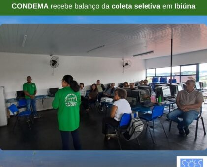 CONDEMA recebe balanço da coleta seletiva em Ibiúna