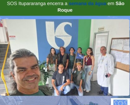 SOS Itupararanga encerra a semana da água em São Roque