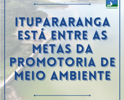 Itupararanga está entre as metas da Promotoria de Meio Ambiente