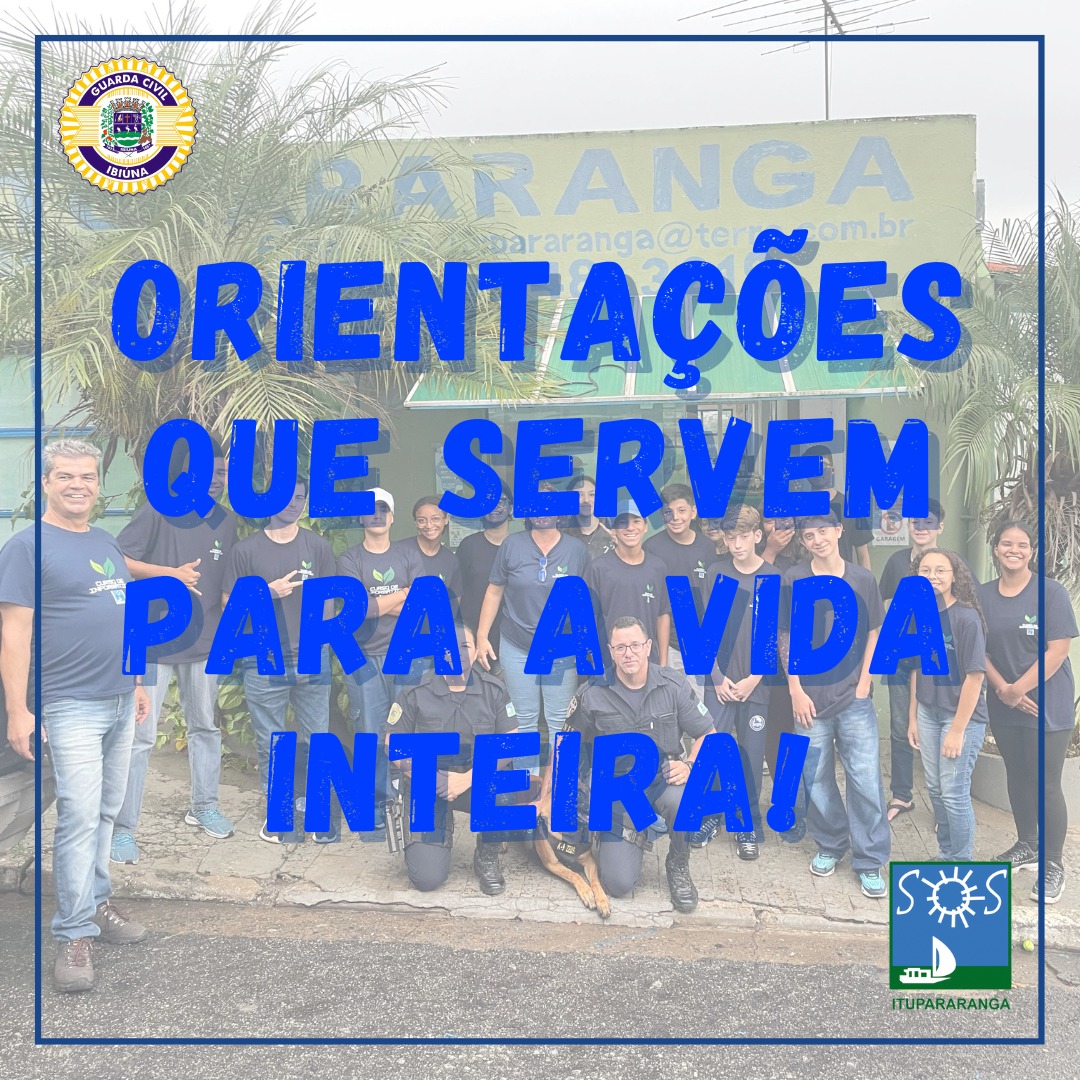 Orientações que servem pra vida inteira!