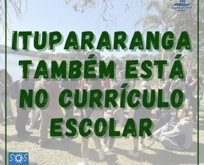 Itupararanga também está no curriculum escolar!