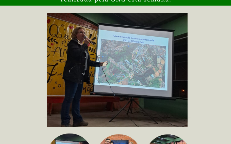 A situação do meio ambiente em Ibiúna foi abordada durante a visita da SOS Itupararanga à P.E.I. Escola Estadual Dona Olímpia Falci, transmitida em um podcast e na palestra realizada pela ONG esta semana.