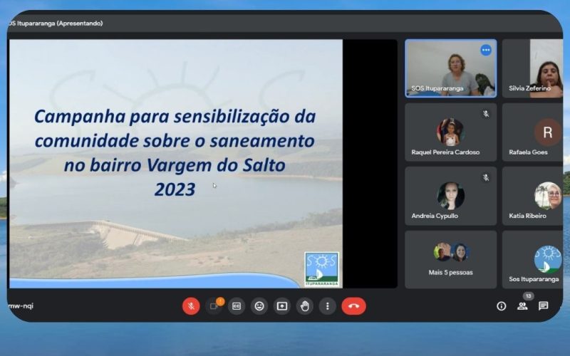 Campanha de Saneamento chega à escola municipal da Vargem do Salto
