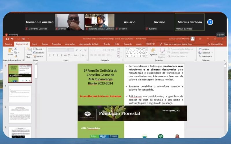 Conselho Gestor discute sobre o cultivo de bambu na APA de Itupararanga