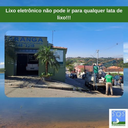 Lixo eletrônico não pode ir para qualquer lata de lixo!