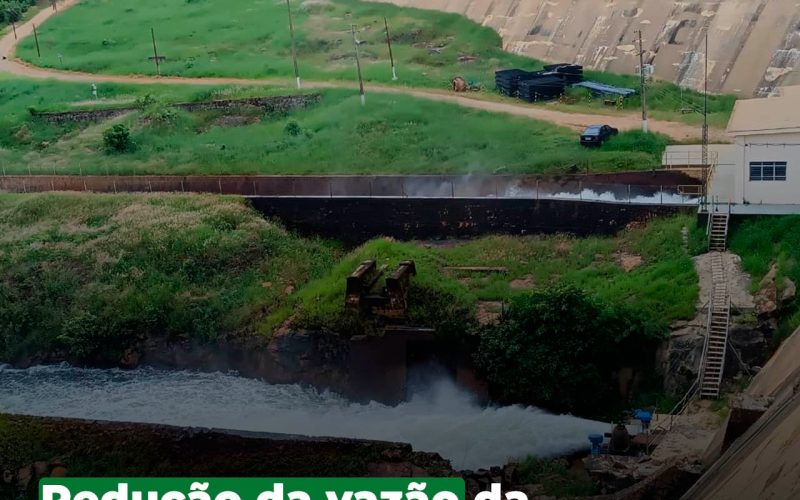 Redução da vazão da represa pode ocorrer nos próximos dias