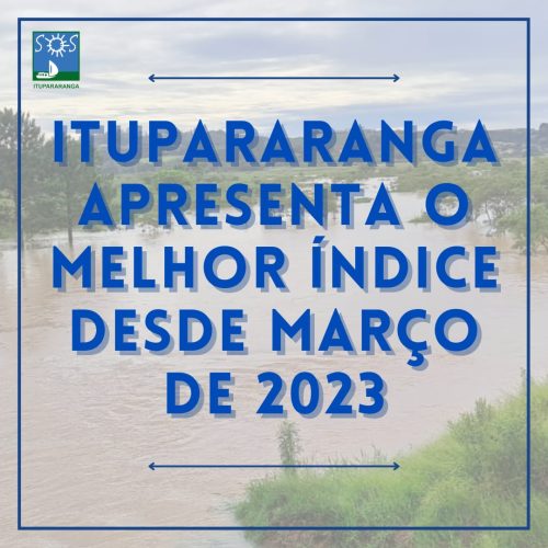 Itupararanga apresenta o melhor índice desde março de 2023