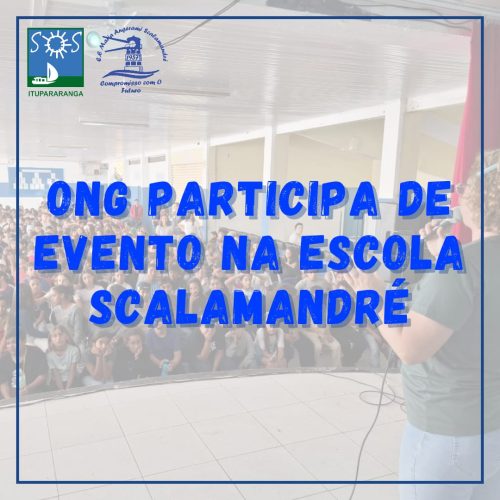 ONG participa de evento na Escola Scalamandré.