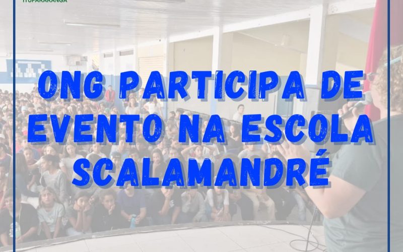 ONG participa de evento na Escola Scalamandré.