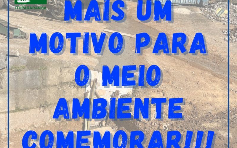 Mais um motivo para o meio ambiente comemorar !!!