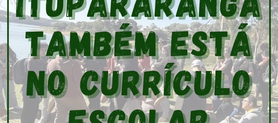 Itupararanga também está no curriculum escolar!