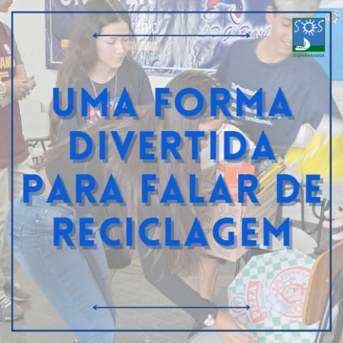Uma forma divertida para falar de reciclagem