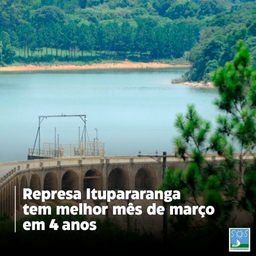 <strong>Represa Itupararanga tem melhor mês de março em 4 anos</strong>