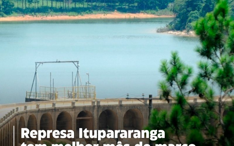 <strong>Represa Itupararanga tem melhor mês de março em 4 anos</strong>